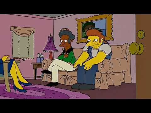 Apu and Snake in therapy | The Simpsons