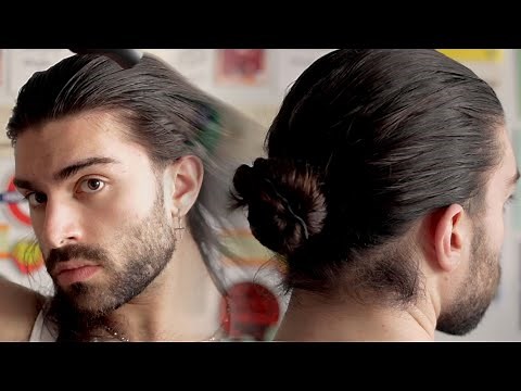 SLICKED MAN-BUN TUTORIAL