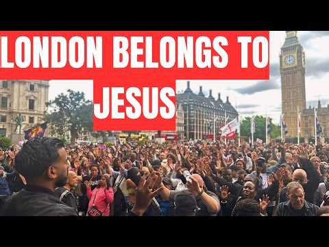 CHRISTIANS TAKEOVER IN CENTRAL LONDON | THE UK FOR JESUS 🔥