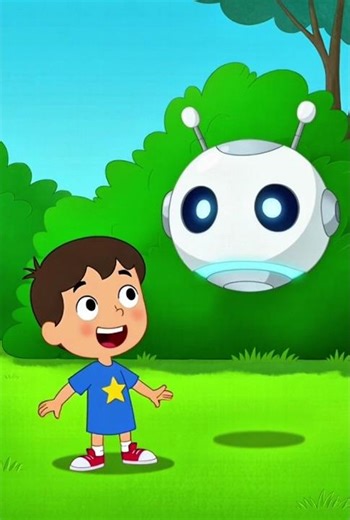Timmy Finds a Floating Robot! 🤖 | Origin Story #kidscartoon #kidsanimation
