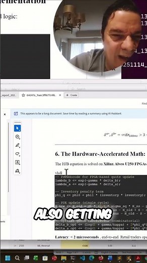 FPGA Algorithm: Xilinx Alveo U250 and VHDL Code! #shorts