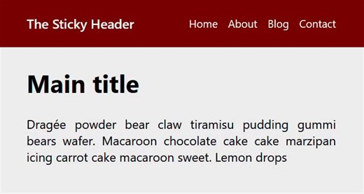 💡 CSS Tip!Create a Sticky Header that "sticks"!https://t.co/CCOjMMPyXeA fancy effect powered by Scroll-Driven Animations and shape().