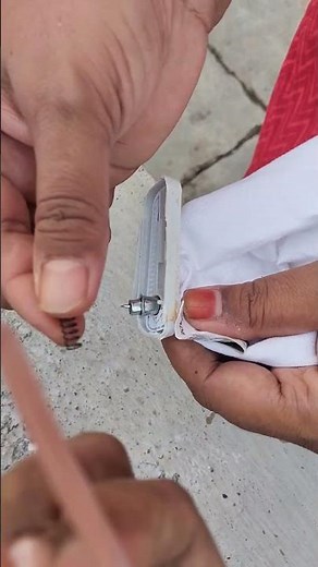 easy way of removing the magnetic tag from new dress