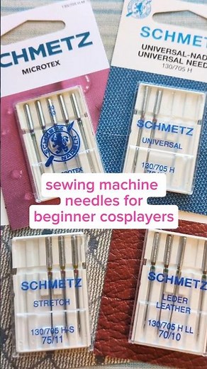 4 Sewing Machine Needles for Beginners