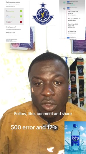 All applicants should relax and shouldn’t be too desperate for it may lead for scammers to have assess. *500 error and 17% loading #fyp #Police #immigration #fireservice #prisons