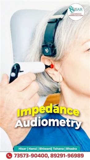 Impedance Audiometry #hearingproblems #hearingdisorder #entcare