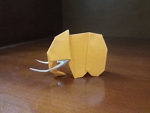 How To Make Origami Mammoth Tutorial