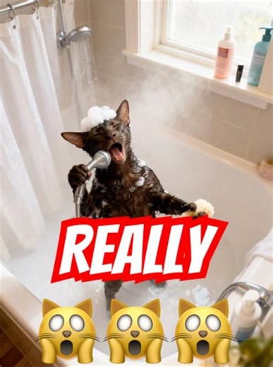 VIRAL CAT ALERT 🚨 Singing & Dancing in the Shower — Watch Before It’s Deleted!
