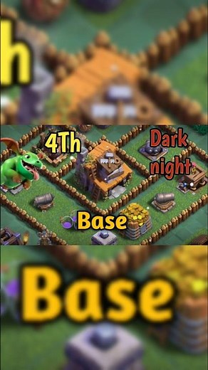 BH4 Night Base That Stops 3 Stars 🔥 | Best Defense Base #darknightmode #4thbase