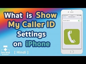 What is Show My Caller ID Settings on iPhone. HINDI