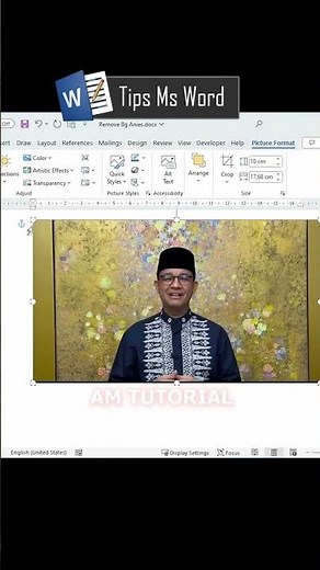 Tutorial on Removing Photo Backgrounds in Microsoft Word #fyp #office #wordtips #msword #computer...