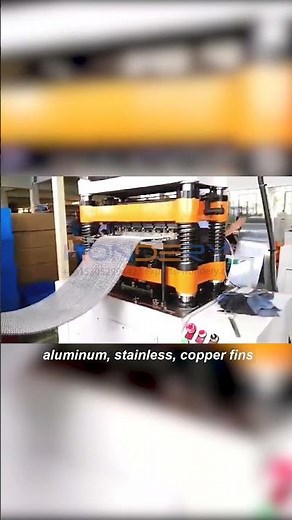 best selling aluminum fin machine for lanced offset fins, wavy fins