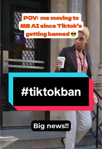 #TikTokBan 😱 Well... if TikTok’s leaving, I’m already ahead of the game! 🚀 Me moving to MB AI like a pro 😜 Search 'MB AI' in the App Store 📲 and keep watching all the TikToks you love—no stress, no drama! 🎉🙌💫 #tiktokban #tiktok #ban #tiktokbanupdate #keeptiktok #tiktokban2025 #mixerboxai #mbai