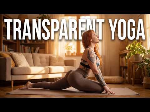 [4K USA] Transparent Yoga Light Calm Moment with Lucie| Soft Energy & Cozy Aesthetic