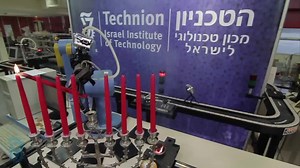 Technion students build the ultimate Rube Goldberg Machine that lights the Hanukkah Menorah. Watch this space for more Technion Hanukkah clips. | Technion - Israel Institute of Technology