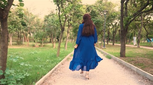 Woman, Model, Dress. Free Stock Video