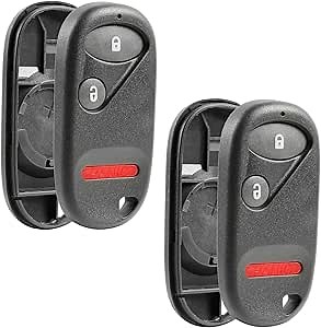 Amazon.com: 2X Fits Remote Key Fob Shell Case Replacement for Honda Civic Pilot (NHVWB1U521, NHVWB1U523) : Automotive