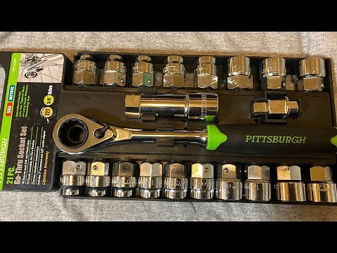 Harbor Freight Pittsburgh Go-Thru Socket Set TOTAL TEARDOWN Of The Ratchet And Review
