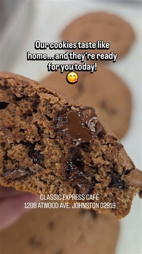 Our cookies taste like home... and they're ready for you today!  | Classic Express Café | Facebook