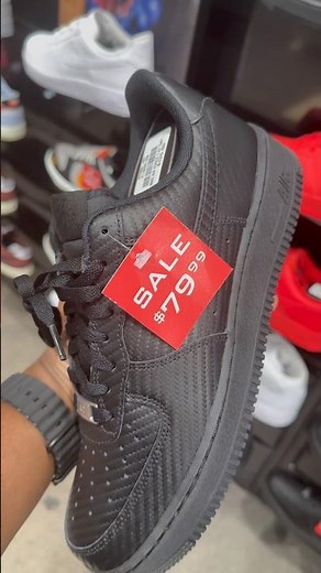 ‪@nike‬ Air Force 1’s Black/Black for $79.99 Are you copping at that price? Or passing? #airforce1