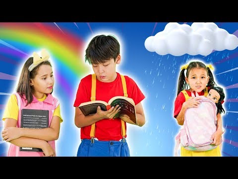 Back to School Morning Routine 📖 | First Day of School Song | Hokie Pokie Kids Videos