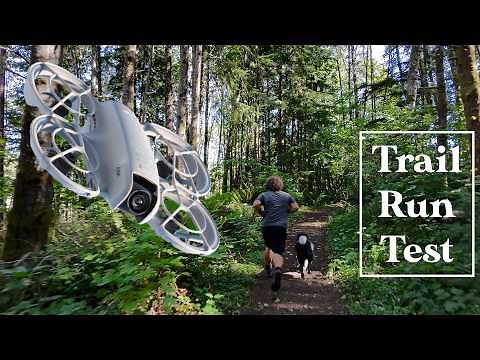 Trail Running with the DJI Neo- Subject Tracking and Obstacle Avoidance Test