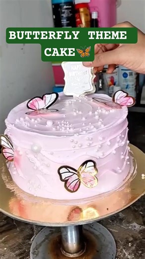 Butterfly Dream Cake 🦋✨ | Aesthetic Cake Design 💜🍰#ButterflyCake #CakeDesign #AestheticCake🦋💜✨
