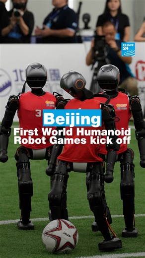 8.8K views · 193 reactions | 烙 #Beijing will host the world’s first multi-sport competition for humanoid #robots, featuring events such as football matches, martial arts, and dance performances, with coverage from more than 97 news outlets. | FRANCE 24 English | Facebook