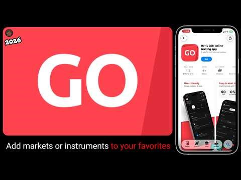 How to Add Instruments to Favorites in Deriv GO App?