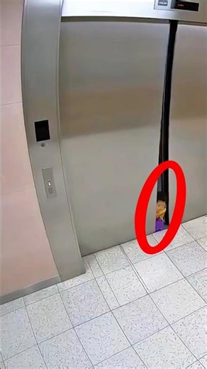 🚨 Toddler Trapped in Elevator! | Emergency Rescue Caught on Camera 😱🦺 #baby #shorts #incident