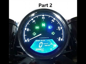 Part2 - Samdo universal motorcycle speedometer