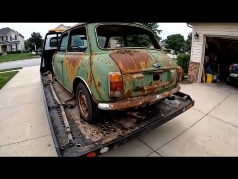 From Rust to Revival | Abandoned Classic Mini Car Restoration