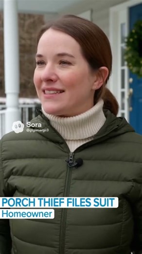 Porch pirate takes homeowner to court for blue powder