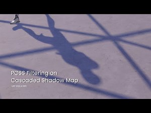 PCSS Filtering on Cascaded Shadow Map by Unity URP 2022.3.56f1