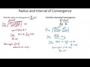 9 5b Interval of Convergence Examples