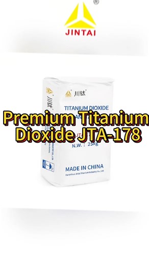 Premium Titanium Dioxide JTA-178 – High whiteness, excellent hiding power, and great dispersion for paints, inks, masterbatches, and plastics. Elevate your product quality with our top-grade rutile grade TiO₂! #TitaniumDioxide #JTA178 #IndustrialChemicals #PremiumPigments