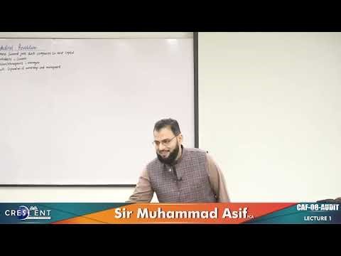 CAF 8 SIR MUHAMMAD ASIF LECTURE 1