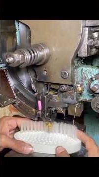 Satisfying Wooden Brush Making Process #satisfying #woodworking #factoryproducts