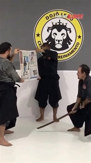 Cutting a Newspaper with a Sword 🗡🔥