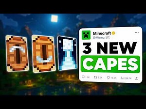 How to Get 3 NEW Minecraft Capes (Java & Bedrock)