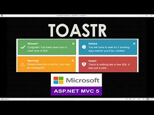 Toastr Notification in Asp.Net MVC | C# | Jquery
