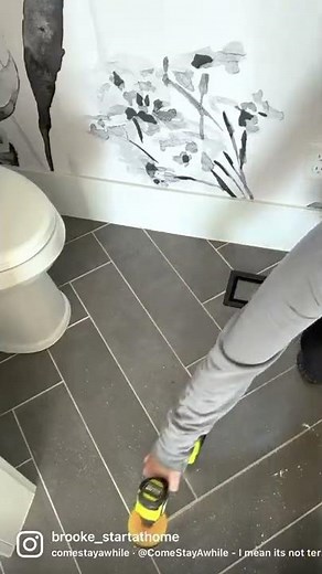 How to Clean Grout with a Drill Brush Attachement