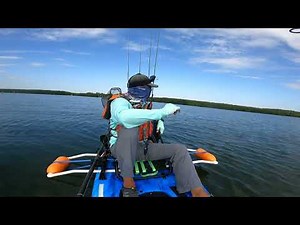 How to make simple kayak outriggers in 5 minutes for Pelican Getaway HD II Pedal Kayak