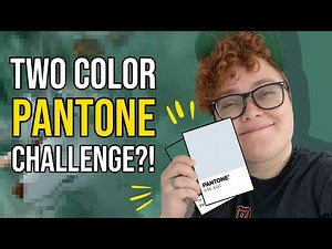 50 Artist Pantone Collab! Two Colors, One Painting! ‪@CourageousPainting‬ Pantone Challenge!