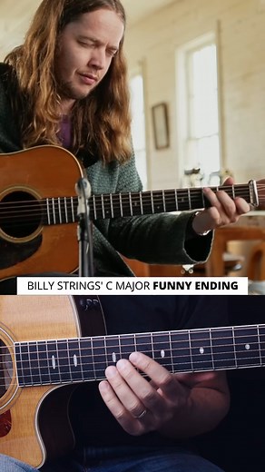 99K views · 948 reactions | Billy Strings' C Major Funny Ending (from the Martin Guitar YT channel) | Tabs (image post), and multi-angle view (strumming + fretting hand) available for my SUBSCRIBERS! | Level Up Guitar Tabs | Facebook