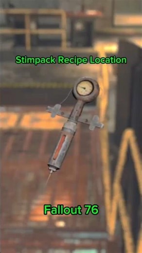 How to get the Stimpack Recipe in Fallout 76 #fallout #fallout76 #gaming #gamingshorts #gamingvideos