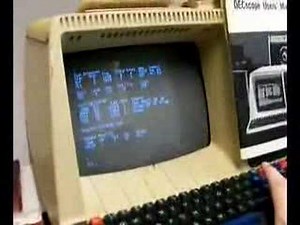 PDP-11/40 computer and VT52 DecScope terminal