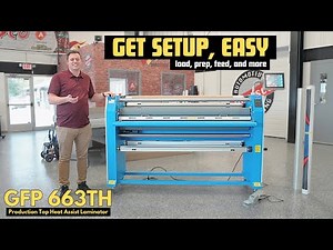 How to Setup the GFP 663TH Laminator