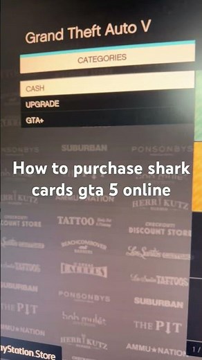 How to purchase shark cards gta 5 online