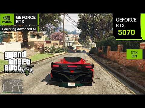 GTA V Enhanced | RTX 5070 | MAX Settings | DLSS | Ray Tracing | 1080P